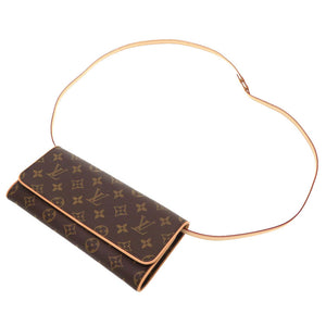 新品同様 ルイ ヴィトン モノグラム ポシェットツインGM M51852 ショルダーバッグ バッグ LV 0124 【中古】 LOUIS VUITTON