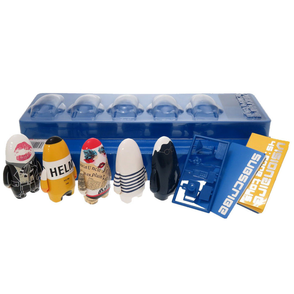 美品 ヴィジョネア キッドロボット イヴサンローラン ヘルムートラング ジョンガリアーノ ジャンポールゴルチェ ジョルジオアルマーニ  プラスチック マルチカラー フィギュア  0134 【中古】 VISIONAIRE 45 MORE TOYS