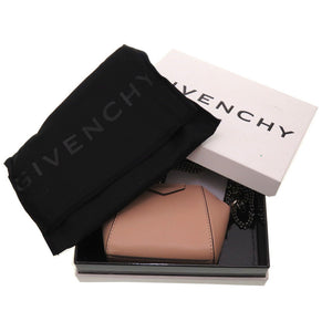 未使用 ジバンシィ ベイビーアンティゴナ BB60D7B0XN レザー ピンク チェーン ショルダーバッグ 0135【中古】GIVENCHY