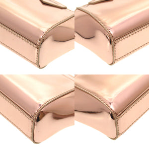 未使用 ジバンシィ ベイビーアンティゴナ BB60D7B0XN レザー メタリックピンク チェーン ショルダーバッグ 0137【中古】GIVENCHY