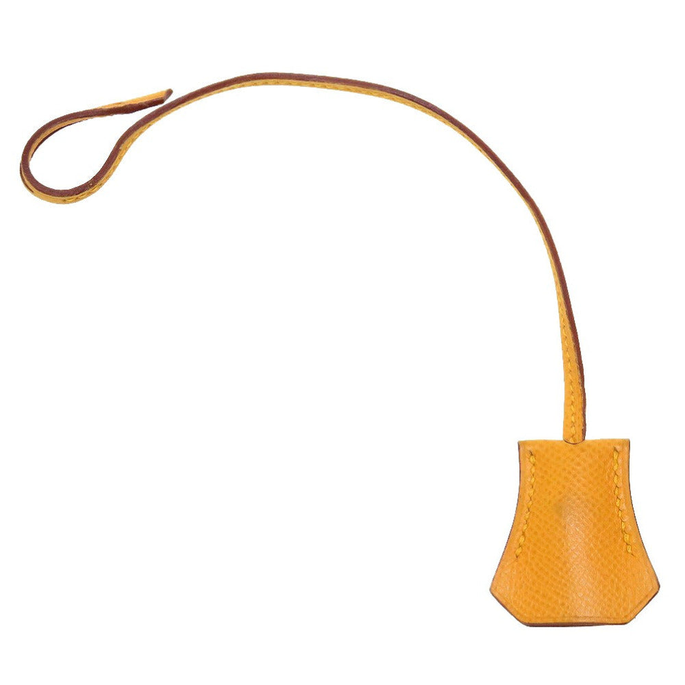 エルメス クロシェット クシュベル ジョーヌ キーホルダー バッグチャーム 0140【中古】HERMES