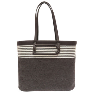 未使用 デルボー D to D ミディアム レザー ブラウン 2WAY トートバッグ ハンドバッグ バッグ 茶 0045 【中古】 DELVAUX