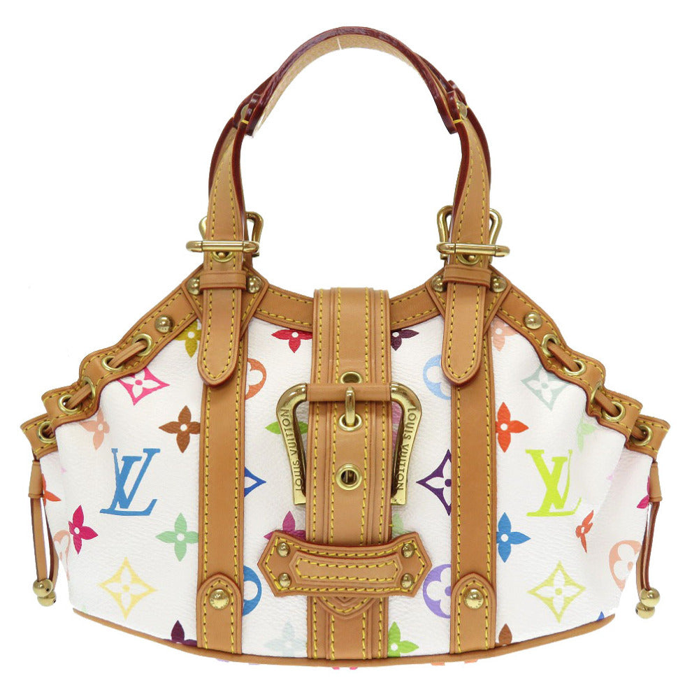 新品同様 ルイ ヴィトン モノグラム  マルチカラー テダPM ブロン M92348 ハンドバッグ バッグ 白 LV 0052 【中古】 LOUIS VUITTON