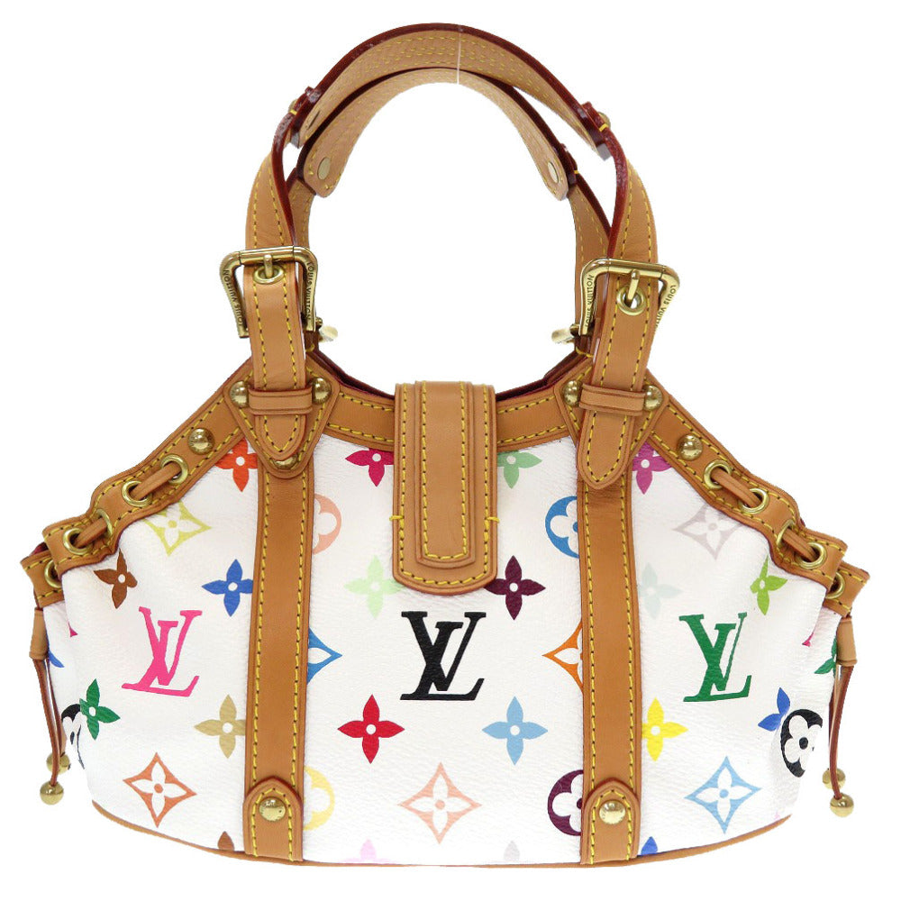 新品同様 ルイ ヴィトン モノグラム  マルチカラー テダPM ブロン M92348 ハンドバッグ バッグ 白 LV 0052 【中古】 LOUIS VUITTON