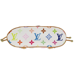 新品同様 ルイ ヴィトン モノグラム  マルチカラー テダPM ブロン M92348 ハンドバッグ バッグ 白 LV 0052 【中古】 LOUIS VUITTON
