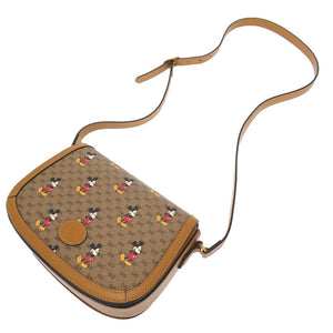 未使用 グッチ × ディズニー GGスプリーム スモールショルダー ブラウン 602694 ショルダーバッグ バッグ 0055 【中古】 GUCCI