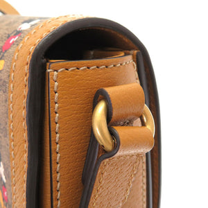 未使用 グッチ × ディズニー GGスプリーム スモールショルダー ブラウン 602694 ショルダーバッグ バッグ 0055 【中古】 GUCCI