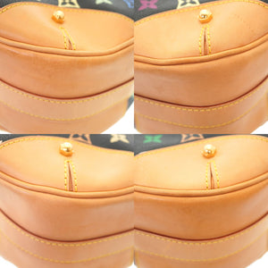 新品同様 ルイ ヴィトン モノグラム マルチカラー グレタ ノワール M40196 ショルダーバッグ バッグ 黒 LV 0054 【中古】 LOUIS VUITTON