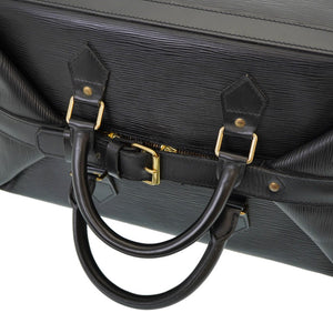美品 ルイ ヴィトン エピ ノワール クルーザーバッグ40 SPオーダー ボストンバッグ バッグ 黒 LV 0059 【中古】 LOUIS VUITTON メンズ