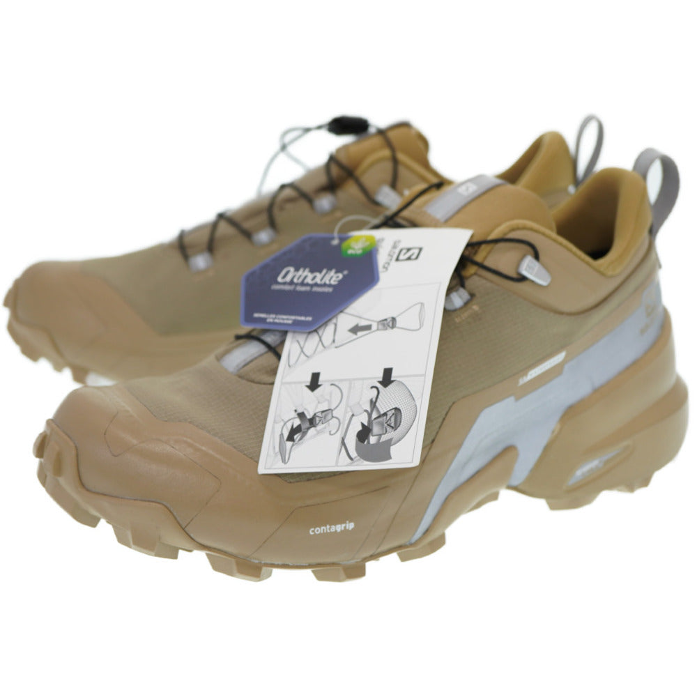 未使用 サロモン × アンドワンダー クロスハイク スニーカー キャンバス サイズ26 ベージュ 0066【中古】SALOMON メンズ