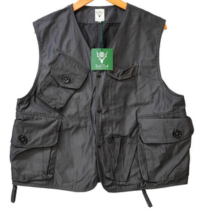 未使用 サウストゥーウエストエイト South2West8 ベスト グレー サイズM 0071【中古】サウス2ウエスト8 メンズ