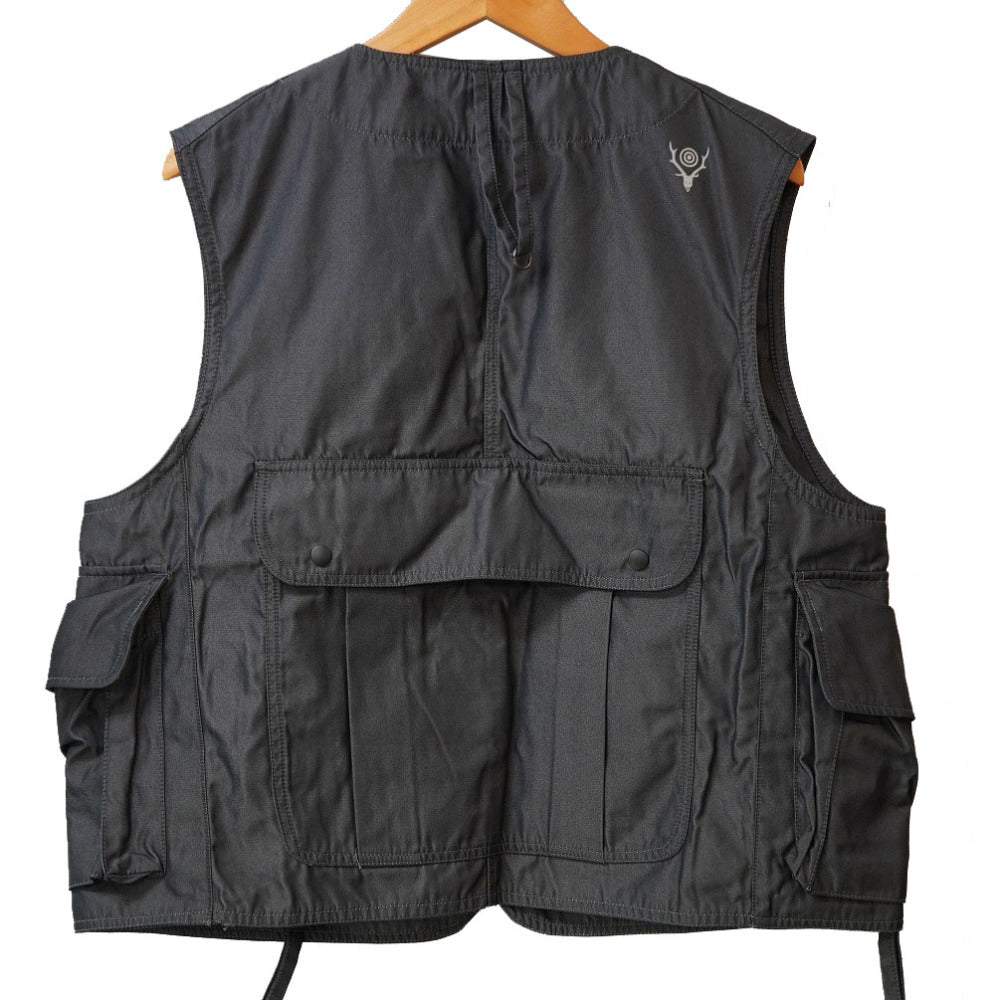 未使用 サウストゥーウエストエイト South2West8 ベスト グレー サイズM 0071【中古】サウス2ウエスト8 メンズ