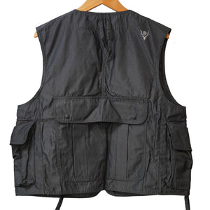 未使用 サウストゥーウエストエイト South2West8 ベスト グレー サイズM 0071【中古】サウス2ウエスト8 メンズ