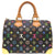 ルイ ヴィトン モノグラム マルチカラー スピーディ30 ノワール M92642 ハンドバッグ バッグ 黒 LV 0073 【中古】 LOUIS VUITTON
