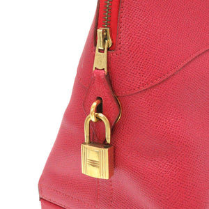 エルメス マクファーソン クシュベル ルージュヴィフ 〇W刻印 ドクターズバッグ バッグ 0078 【中古】 HERMES