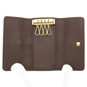 ルイ ヴィトン ダミエ ミュルティクレ4 N62631 エベヌ 4連キーケース 0081【中古】LOUIS VUITTON