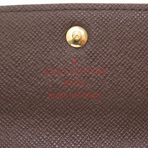 ルイ ヴィトン ダミエ ミュルティクレ4 N62631 エベヌ 4連キーケース 0081【中古】LOUIS VUITTON