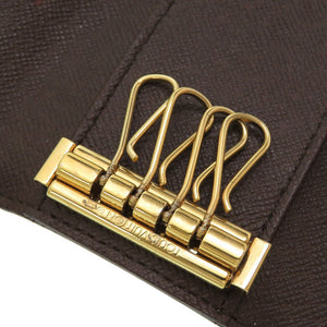 ルイ ヴィトン ダミエ ミュルティクレ4 N62631 エベヌ 4連キーケース 0081【中古】LOUIS VUITTON