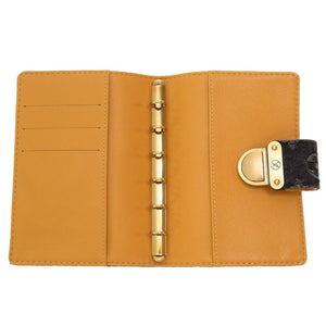 美品 ルイヴィトン モノグラム デニム R21038 アジェンダPM ノワール 手帳カバー 0083【中古】LOUIS VUITTON