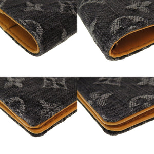 美品 ルイヴィトン モノグラム デニム R21038 アジェンダPM ノワール 手帳カバー 0083【中古】LOUIS VUITTON
