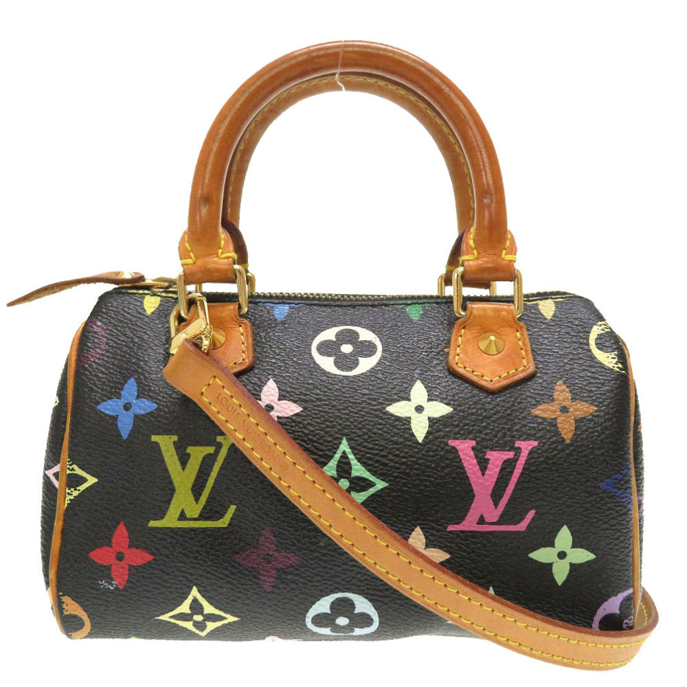 ルイ ヴィトン モノグラム ミニスピーディ ノワール M92644 2WAY ハンドバッグ バッグ 黒 LV 0089 【中古】 LOUIS VUITTON