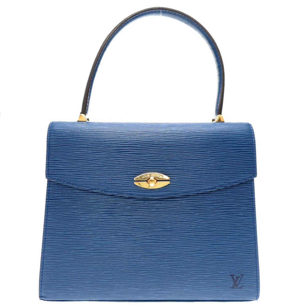 ルイ ヴィトン エピ マルゼルブ ブルー M52375 ハンドバッグ バッグ 青 LV 0090 【中古】 LOUIS VUITTON