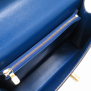 ルイ ヴィトン エピ マルゼルブ ブルー M52375 ハンドバッグ バッグ 青 LV 0090 【中古】 LOUIS VUITTON