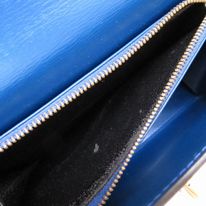 ルイ ヴィトン エピ マルゼルブ ブルー M52375 ハンドバッグ バッグ 青 LV 0090 【中古】 LOUIS VUITTON