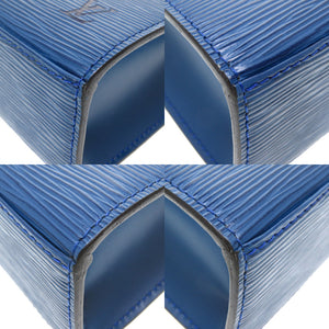 ルイ ヴィトン エピ マルゼルブ ブルー M52375 ハンドバッグ バッグ 青 LV 0090 【中古】 LOUIS VUITTON