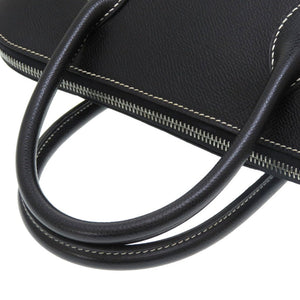 美品 エルメス ウェブ リセ ブラック シルバー金具 □F刻印 ハンドバッグ バッグ 黒 0099 【中古】 HERMES