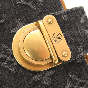 美品 ルイ ヴィトン モノグラムデニム アジェンダPM ノワール R21038 ブラック 黒 手帳カバー 手帳 0110【中古】LOUIS VUITTON