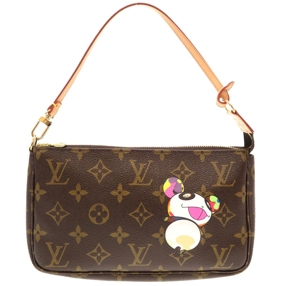 未使用 ルイ ヴィトン モノグラム パンダ ポシェット アクセソワール 村上 隆 M51981 アクセサリーポーチ ポーチ LV 0113 【中古】 LOUIS VUITTON