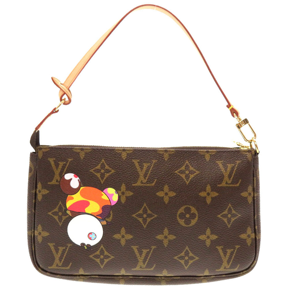 未使用 ルイ ヴィトン モノグラム パンダ ポシェット アクセソワール 村上 隆 M51981 アクセサリーポーチ ポーチ LV 0113 【中古】 LOUIS VUITTON
