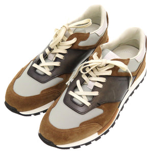 未使用 ベルルッティ ラントラック トリノ Run Track Torino レザー ブラウン スニーカー 茶 0123 【中古】 Berluti
