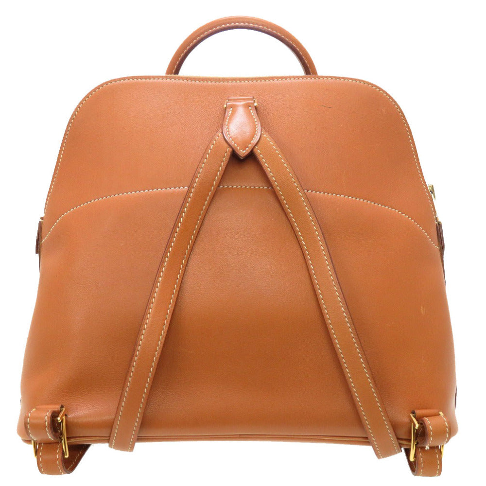 エルメス ボリードアド ヴォーガリバー ゴールド ゴールド金具 □A刻印 リュックサック バックパック バッグ 茶 0130 【中古】 HERMES