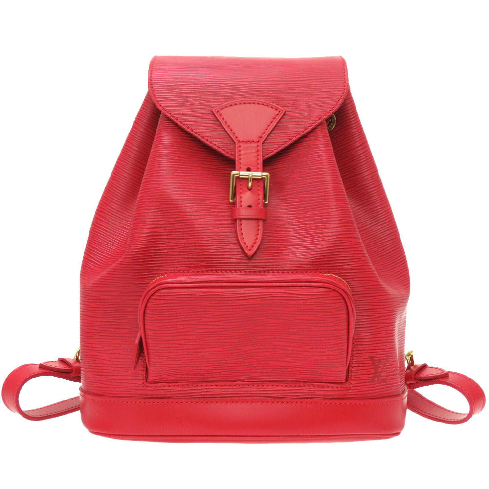 未使用 ルイ ヴィトン エピ モンスリMM カスティリアンレッド モナコ公園 700年記念 リュックサック デイパック バッグ 赤 LV 0134 【中古】 LOUIS VUITTON