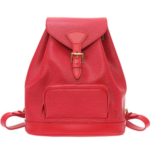 未使用 ルイ ヴィトン エピ モンスリMM カスティリアンレッド モナコ公園 700年記念 リュックサック デイパック バッグ 赤 LV 0134 【中古】 LOUIS VUITTON