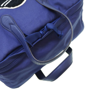 美品 グッチ × ロンハーマン コラボ 千駄ヶ谷店限定  リュック バッグ 2017年秋冬コレクション 477875 ブルー 青 0138【中古】GUCCI