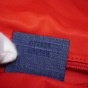 美品 グッチ × ロンハーマン コラボ 千駄ヶ谷店限定  リュック バッグ 2017年秋冬コレクション 477875 ブルー 青 0138【中古】GUCCI