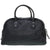 美品 シャネル レザー ボーリング ボストンバッグ ブラック 黒 0139【中古】CHANEL