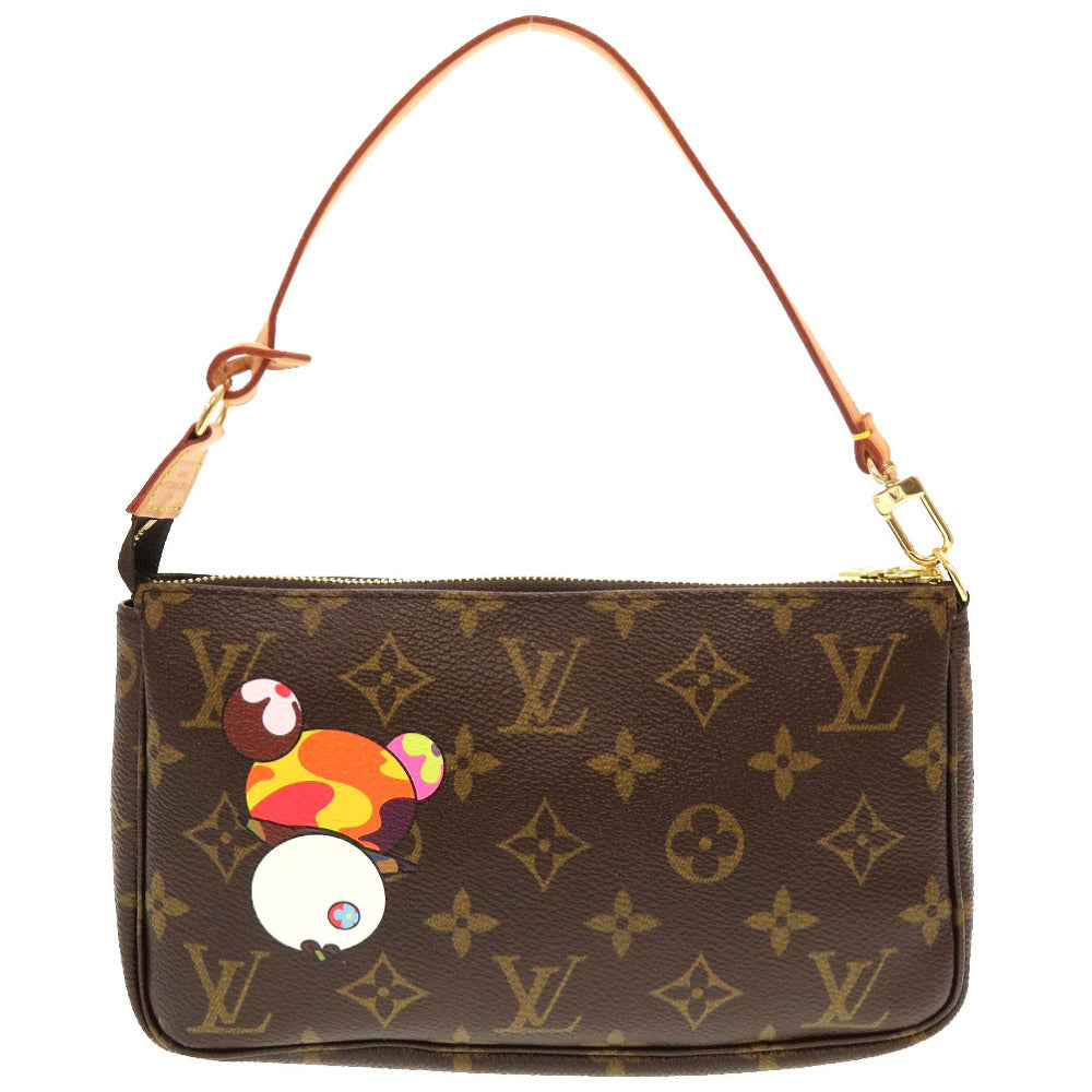 未使用 ルイ ヴィトン モノグラム パンダ ポシェットアクセソワール M51981 村上隆 アクセサリーポーチ ポーチ バッグ LV 0148 【中古】 LOUIS VUITTON