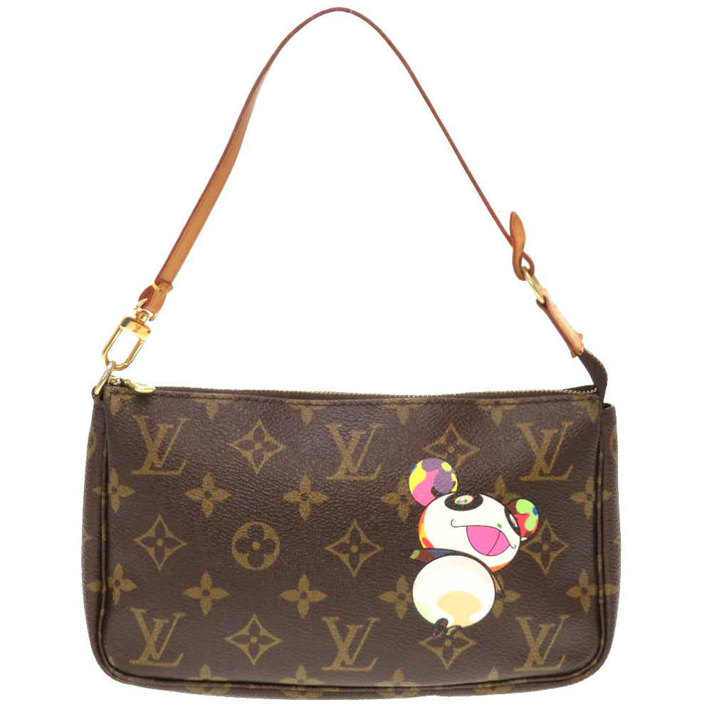 美品 ルイ ヴィトン モノグラム パンダ ポシェットアクセソワール M51981 村上隆 アクセサリーポーチ ポーチ バッグ LV 0149 【中古】 LOUIS VUITTON