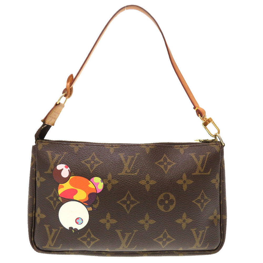 美品 ルイ ヴィトン モノグラム パンダ ポシェットアクセソワール M51981 村上隆 アクセサリーポーチ ポーチ バッグ LV 0149 【中古】 LOUIS VUITTON