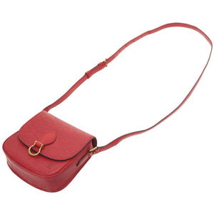 美品 ルイヴィトン エピ ミニサンクルー M52217 カスティリアンレッド 赤 ショルダーバッグ LV 0151【中古】LOUIS VUITTON