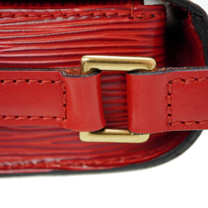 美品 ルイヴィトン エピ ミニサンクルー M52217 カスティリアンレッド 赤 ショルダーバッグ LV 0151【中古】LOUIS VUITTON