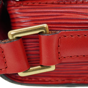美品 ルイヴィトン エピ ミニサンクルー M52217 カスティリアンレッド 赤 ショルダーバッグ LV 0151【中古】LOUIS VUITTON