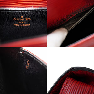 美品 ルイヴィトン エピ ミニサンクルー M52217 カスティリアンレッド 赤 ショルダーバッグ LV 0151【中古】LOUIS VUITTON