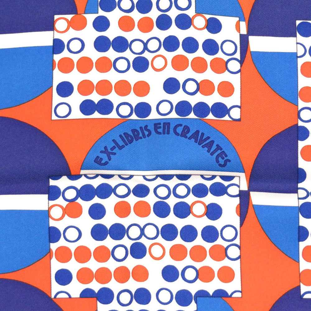 未使用 エルメス カレ90 ネクタイのエクスリブリス Ex-Libris en Cravates 馬車 馬 シルク ブーゲンビリア スカーフ 0156 【中古】 HERMES