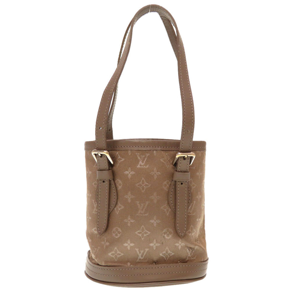 美品 ルイ ヴィトン モノグラムサテン リトルバケット M92145 ハンドバッグ バッグ LV 0174 【中古】 LOUIS VUITTON