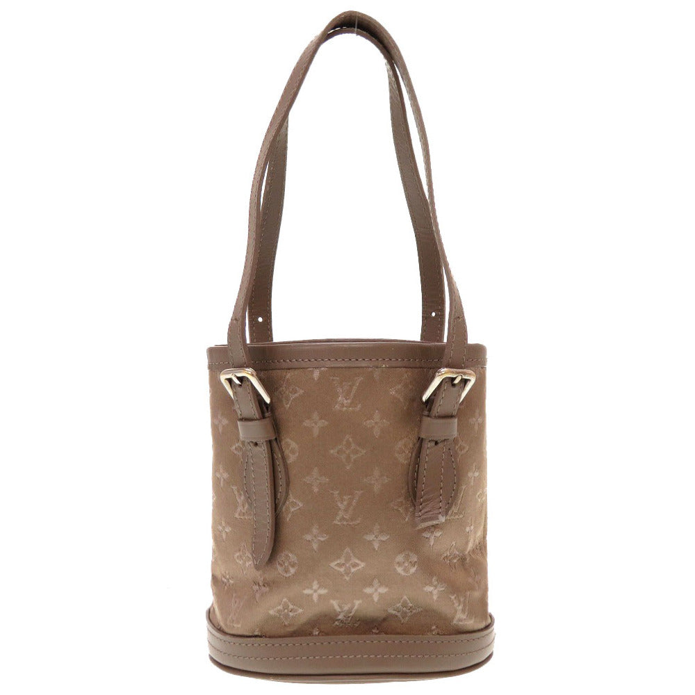 美品 ルイ ヴィトン モノグラムサテン リトルバケット M92145 ハンドバッグ バッグ LV 0174 【中古】 LOUIS VUITTON